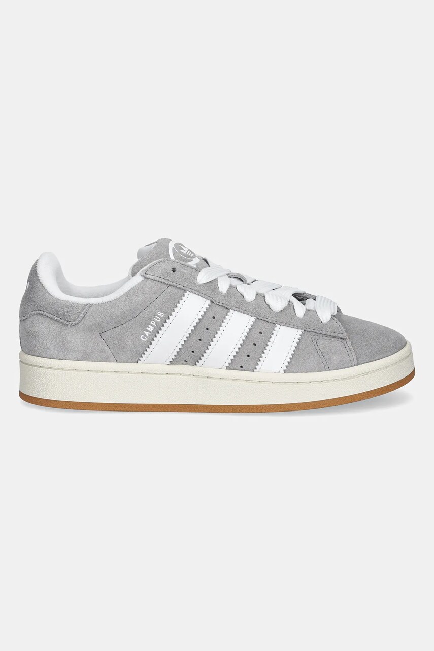 Замшеві кросівки adidas Originals HQ8707 колір сірий HQ8707-grey