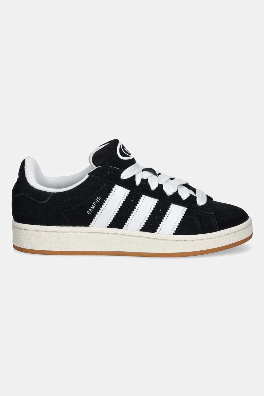 Замшеві кросівки adidas Originals Campus 00S HQ8708 колір чорний HQ8708-black