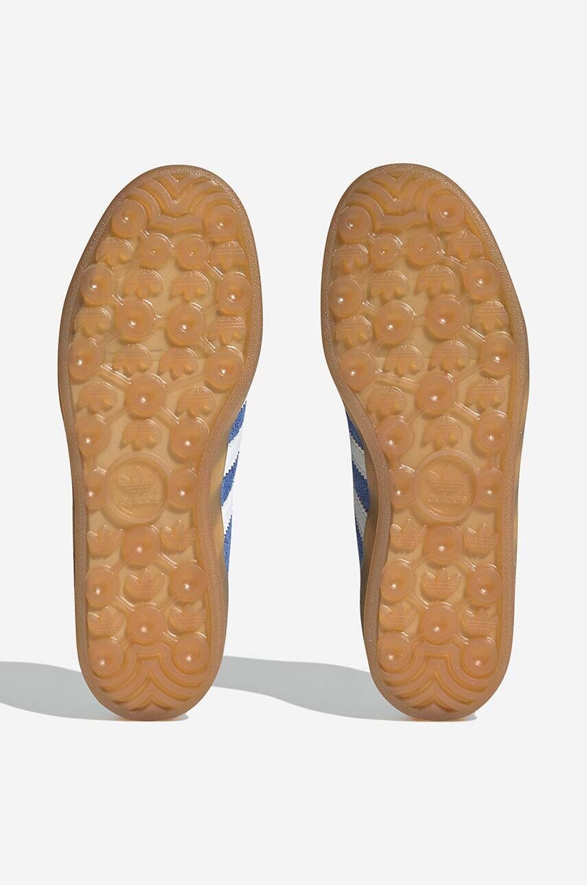 Замшеві кросівки adidas Originals Gazelle Indoor HQ8717-blue