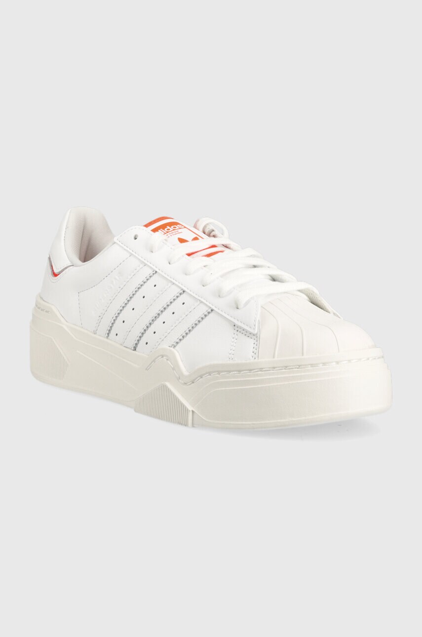 Шкіряні кросівки adidas Originals Superstar Bonega 2B колір білий