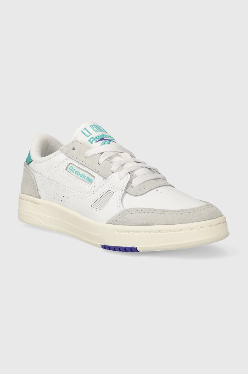 Шкіряні кросівки Reebok LT COURT колір білий IE9386