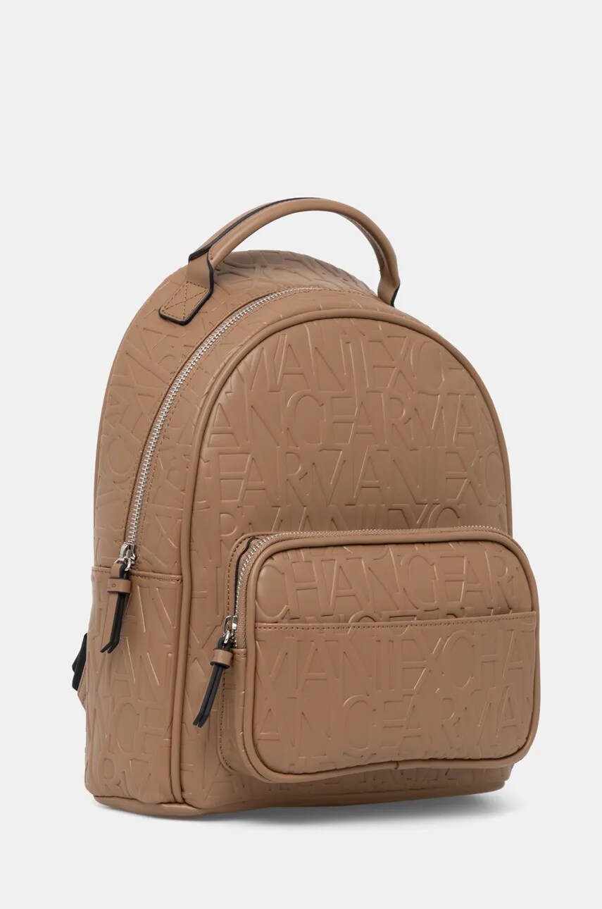 Рюкзак Armani Exchange жіночий колір коричневий малий однотонний 942805 CC793