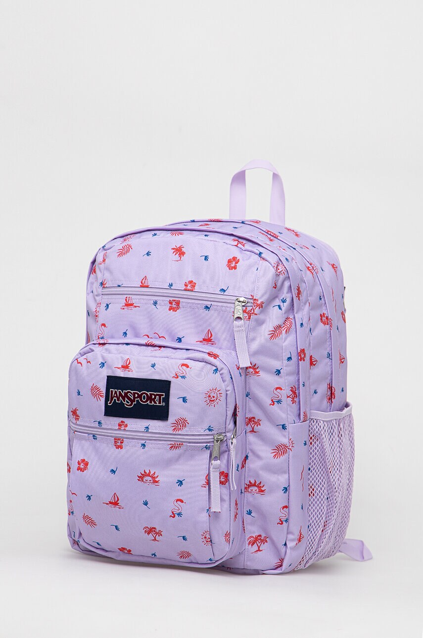 Рюкзак Jansport колір фіолетовий великий візерунок