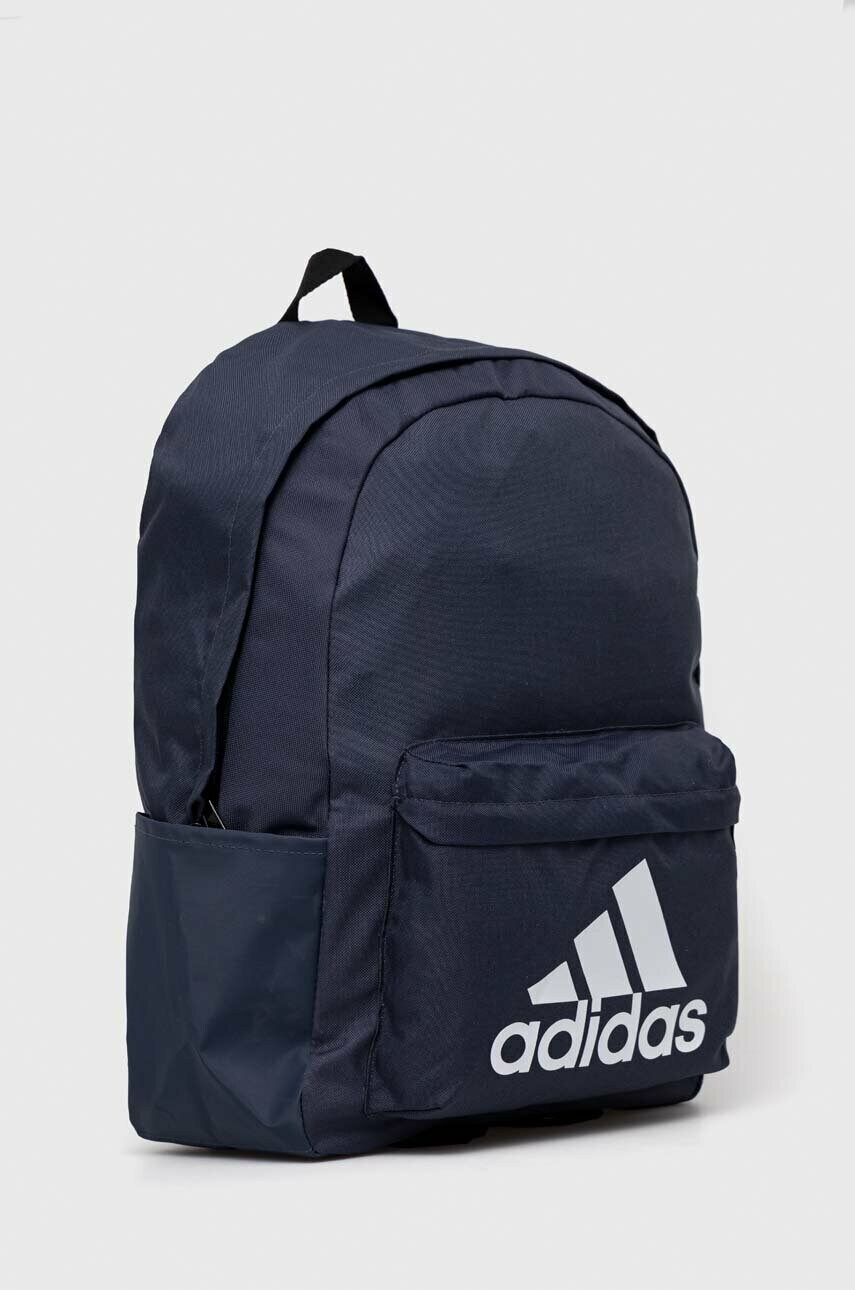 Рюкзак adidas колір синій великий з принтом