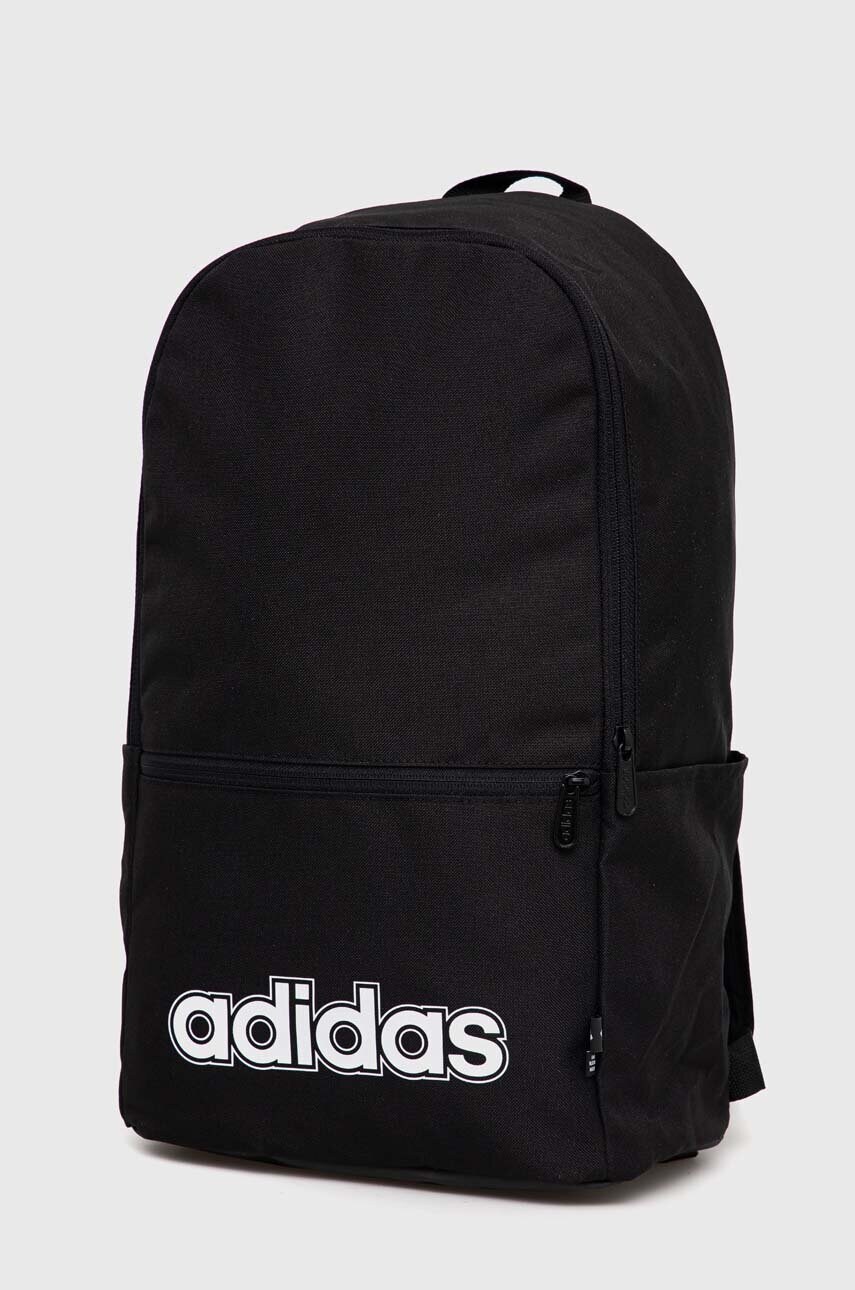 Рюкзак adidas колір чорний великий з принтом