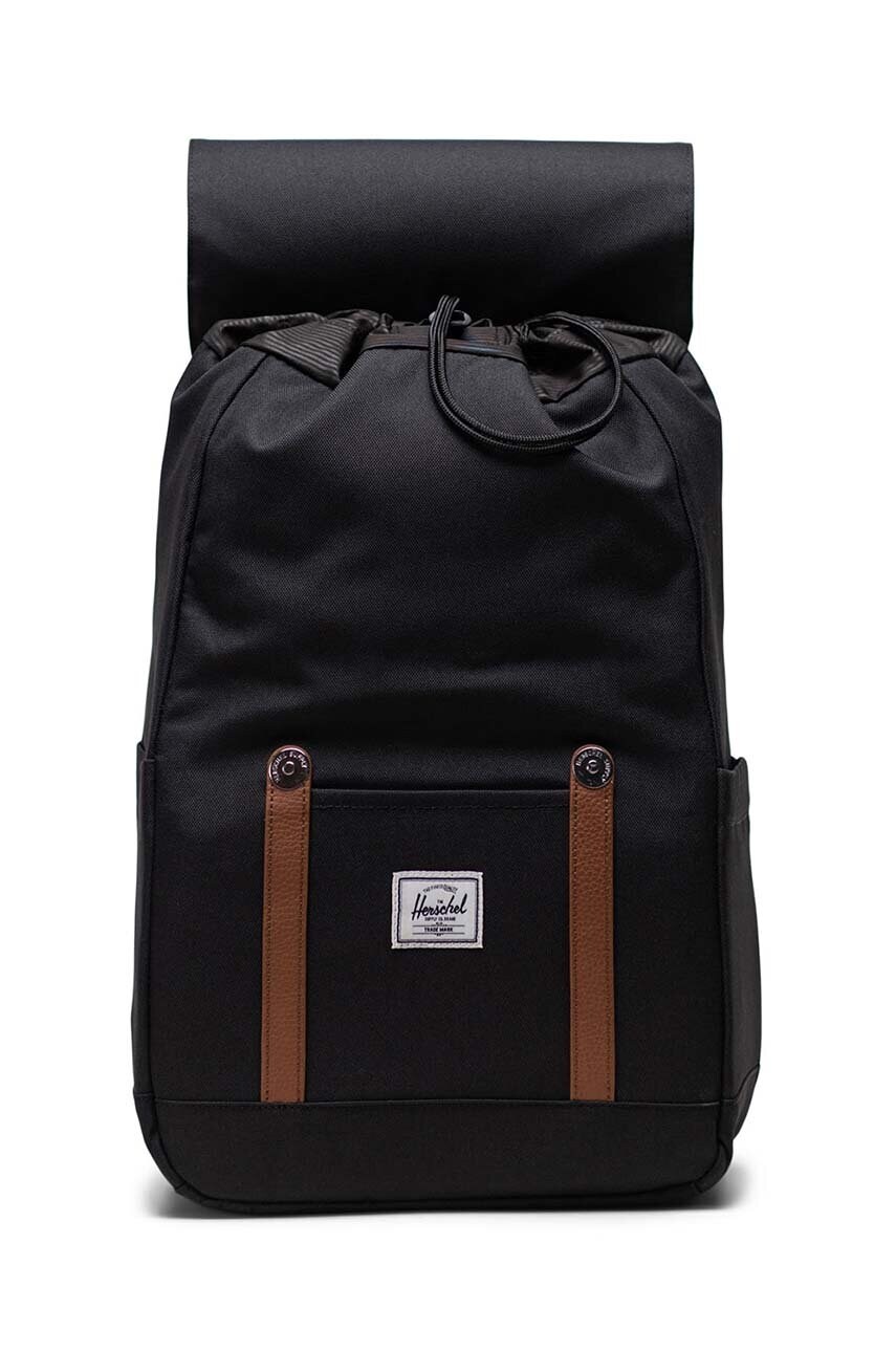 Рюкзак Herschel Retreat Small Backpack колір чорний великий однотонний