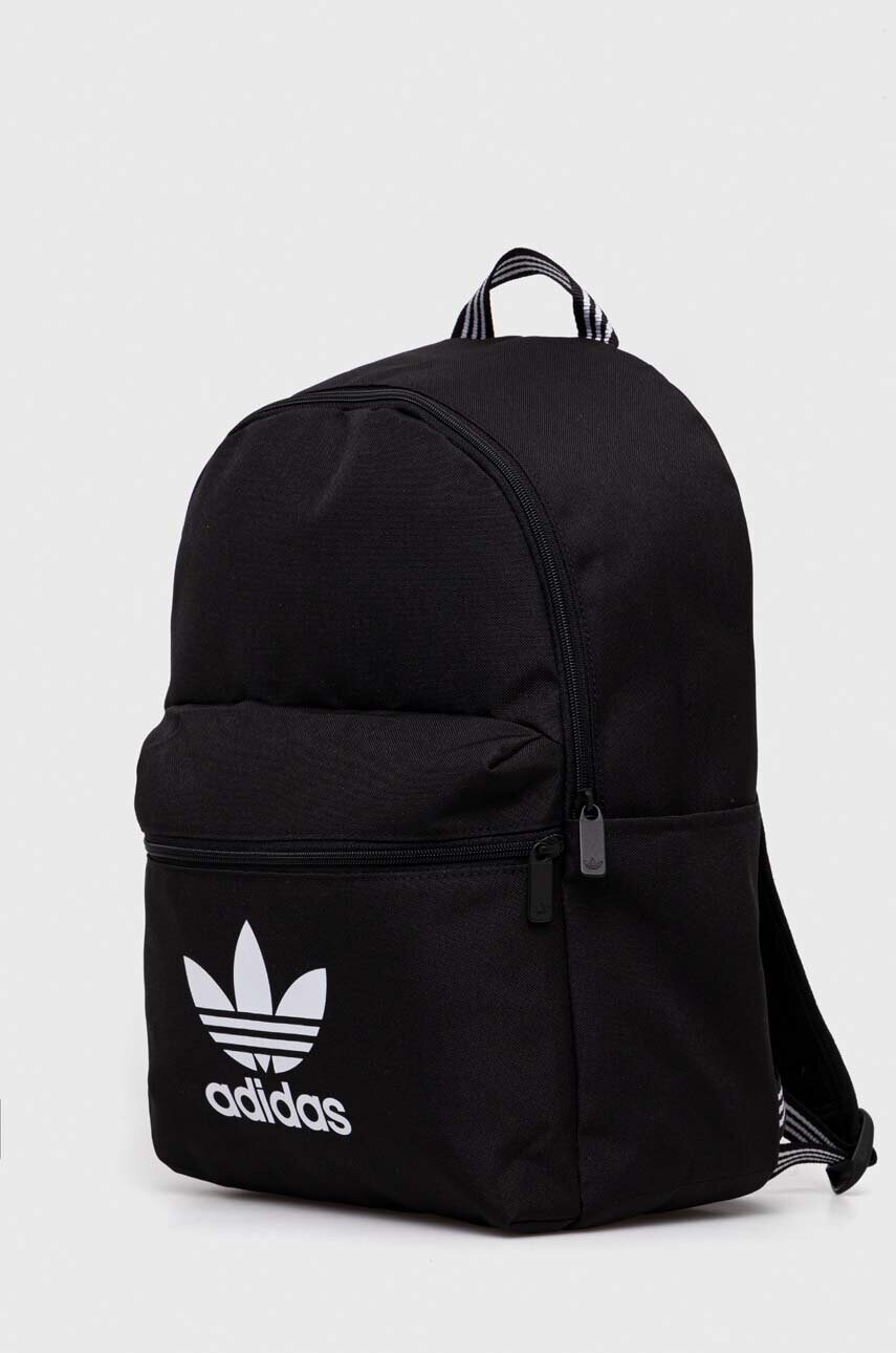 Рюкзак adidas Originals колір чорний великий з принтом