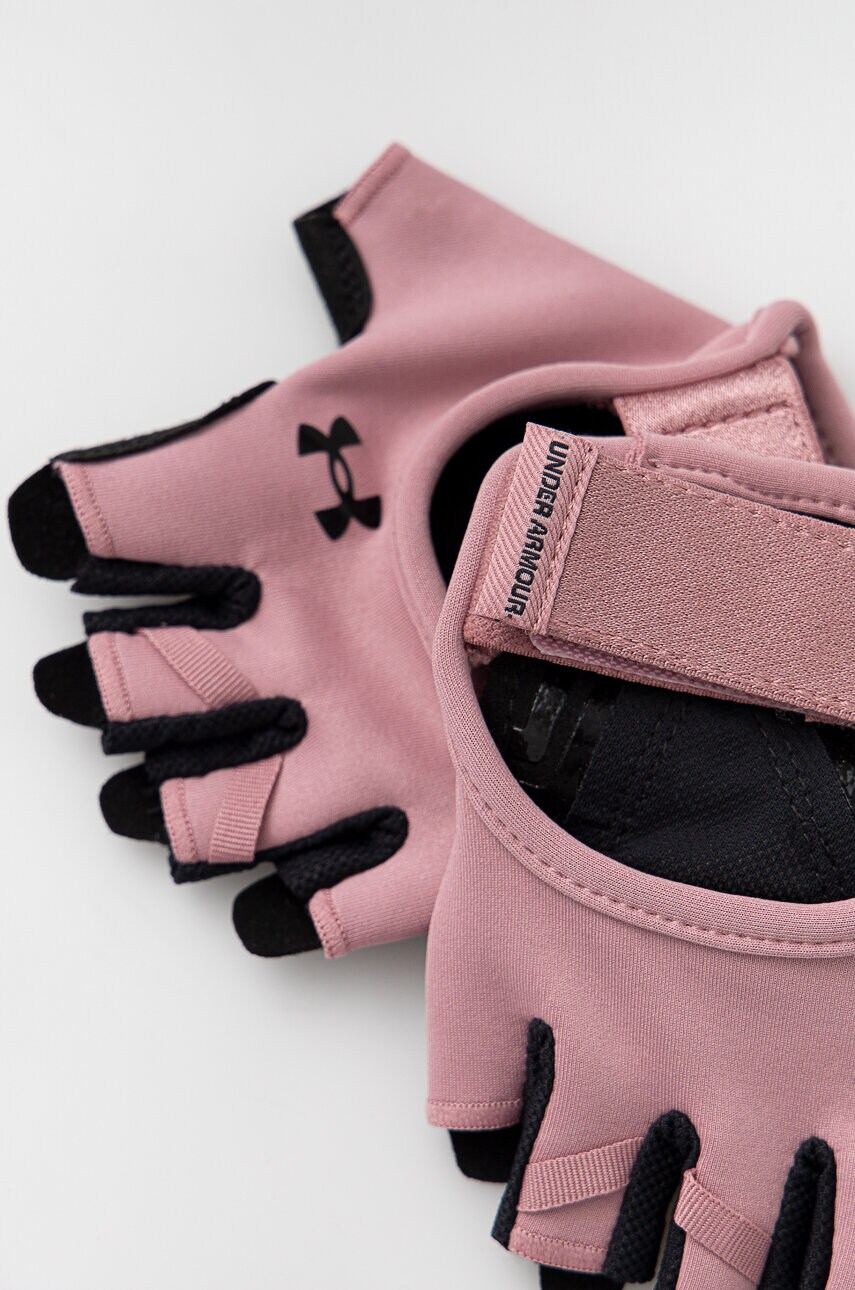 Рукавички Under Armour жіночі колір рожевий