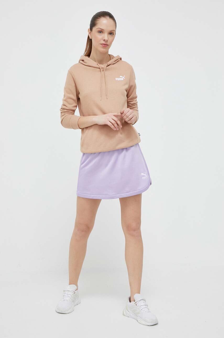 Спідниця Puma колір фіолетовий mini пряма