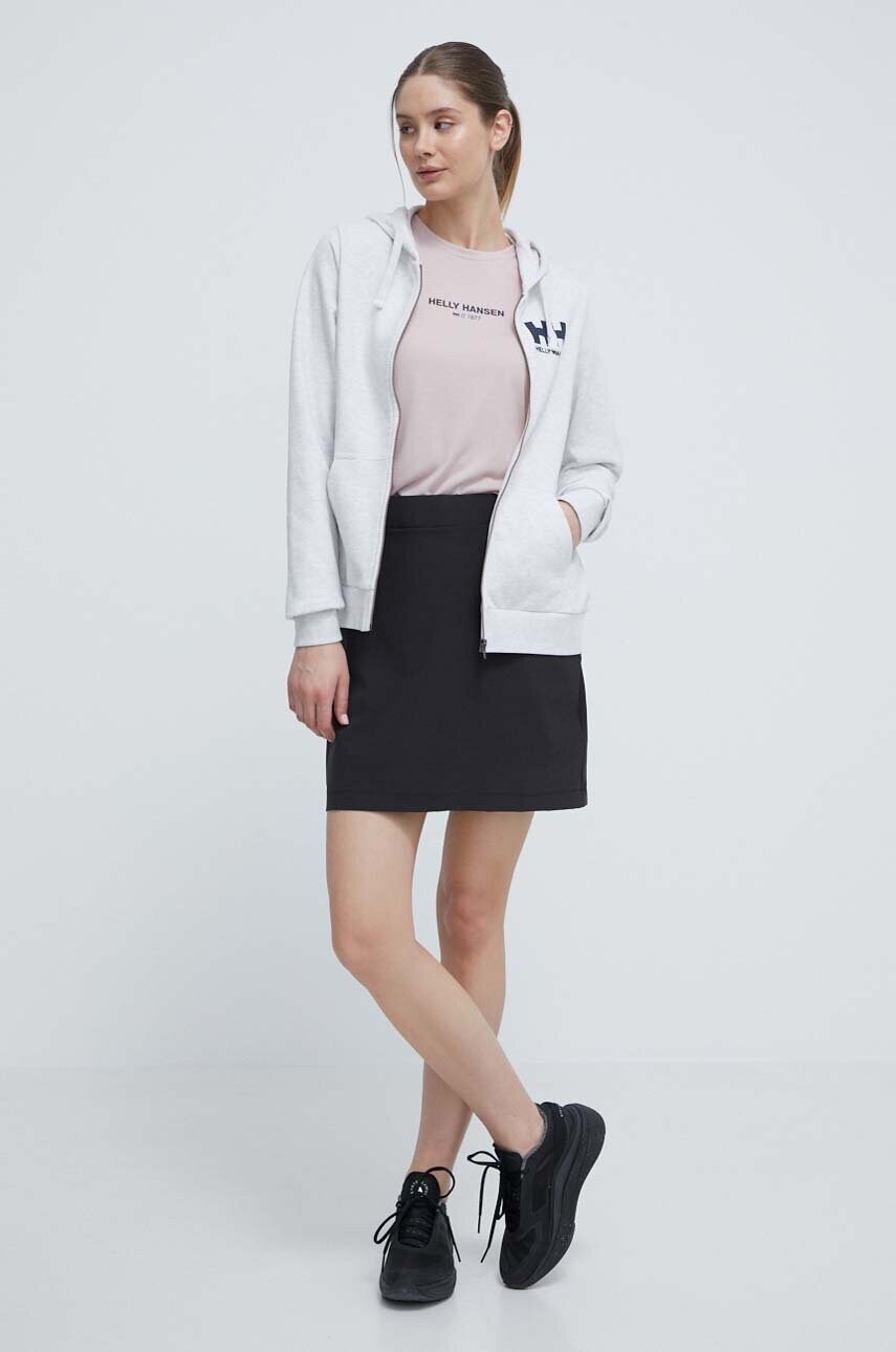 Спідниця Helly Hansen колір чорний mini пряма