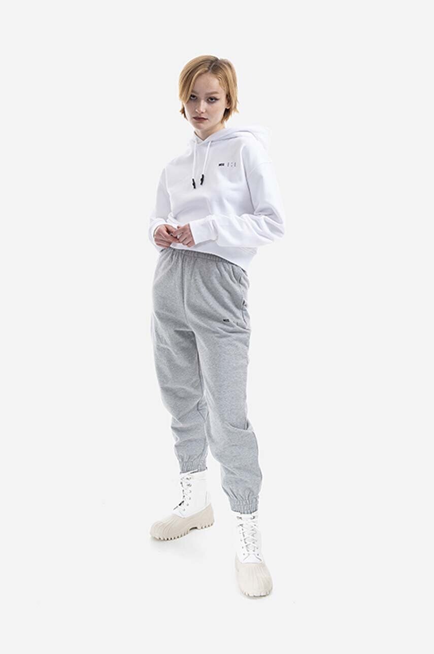 Бавовняні спортивні штани MCQ колір сірий меланж 676944RSJ771230-grey