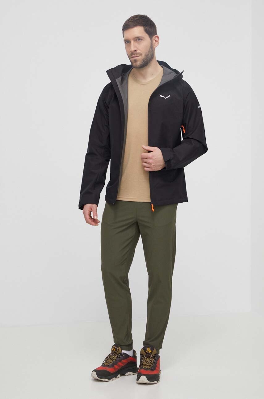 Штани outdoor Marmot Elche колір зелений однотонні