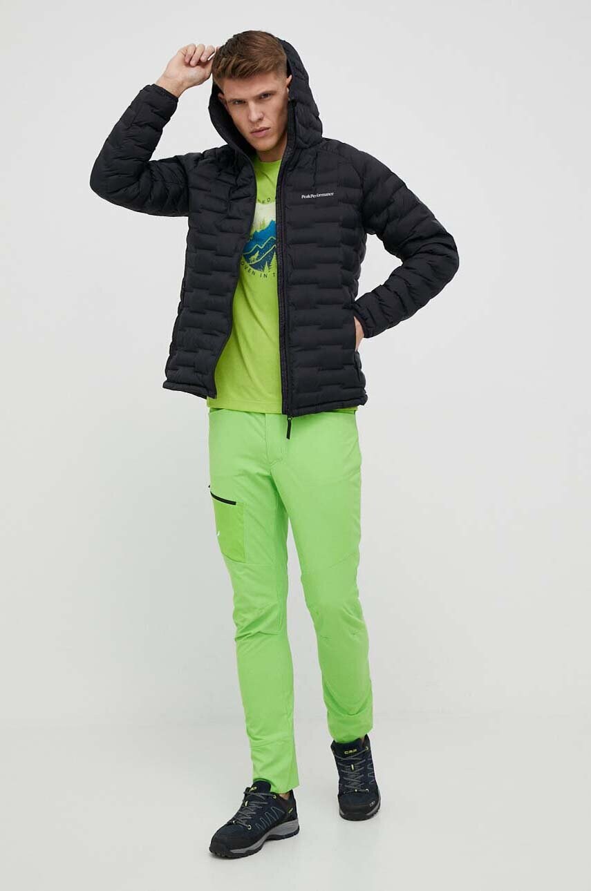 Купити Штани outdoor Salewa Agner Light 2 DST колір зелений – головне зображення