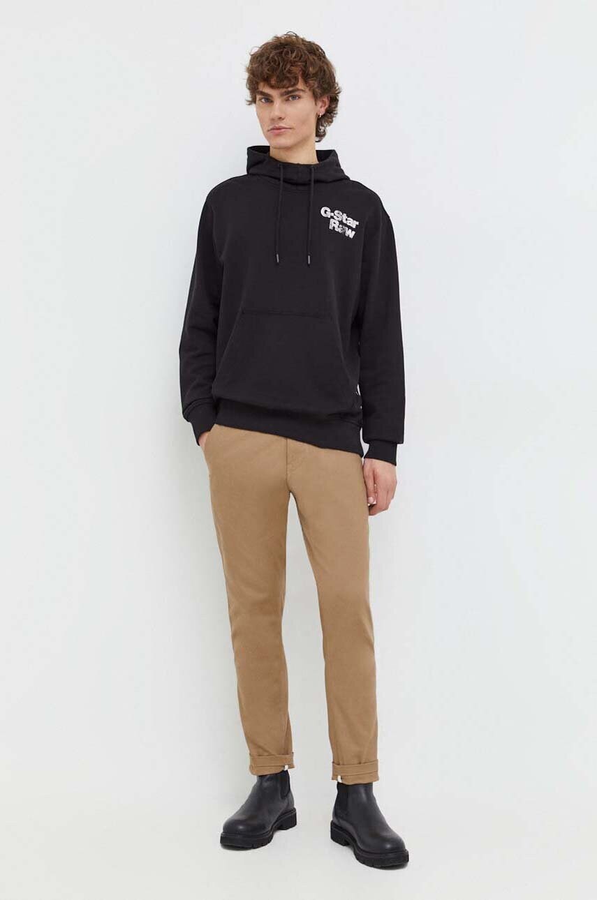 Штани G-Star Raw чоловічі колір сірий фасон chinos