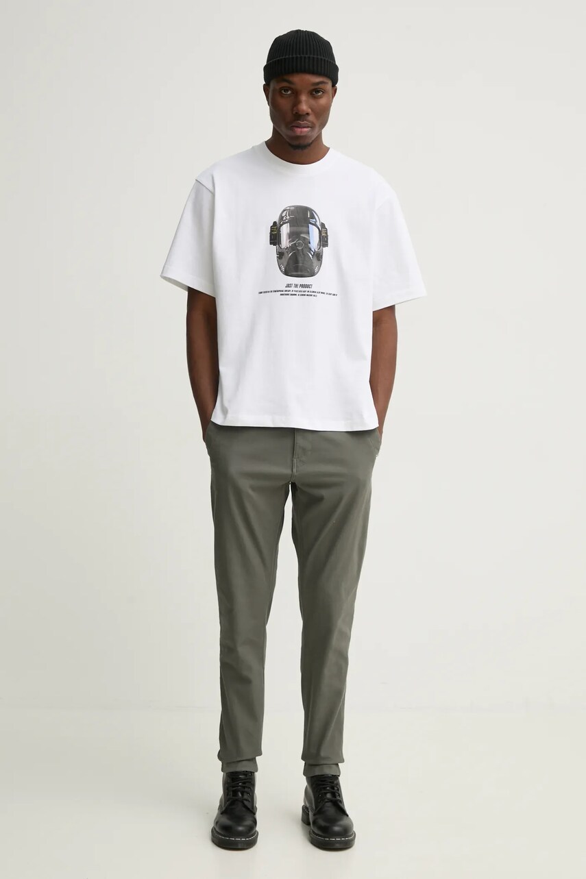 Штани G-Star Raw чоловічі колір зелений фасон chinos