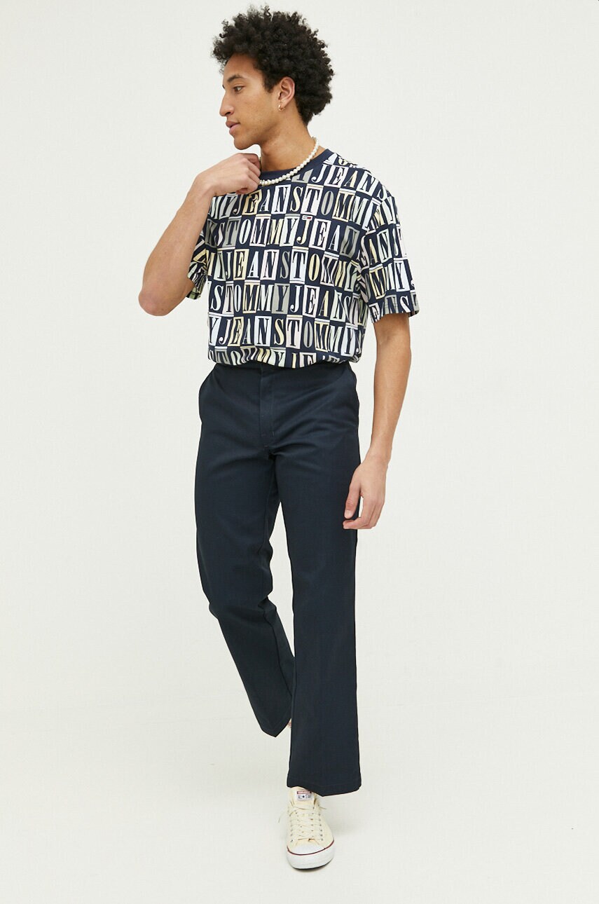 Штани Dickies 874 чоловічі колір синій прямі DK0A4XK6DNX1-DARKNAVY