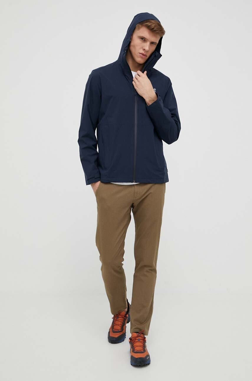 Штани Helly Hansen чоловічі колір зелений фасон chinos