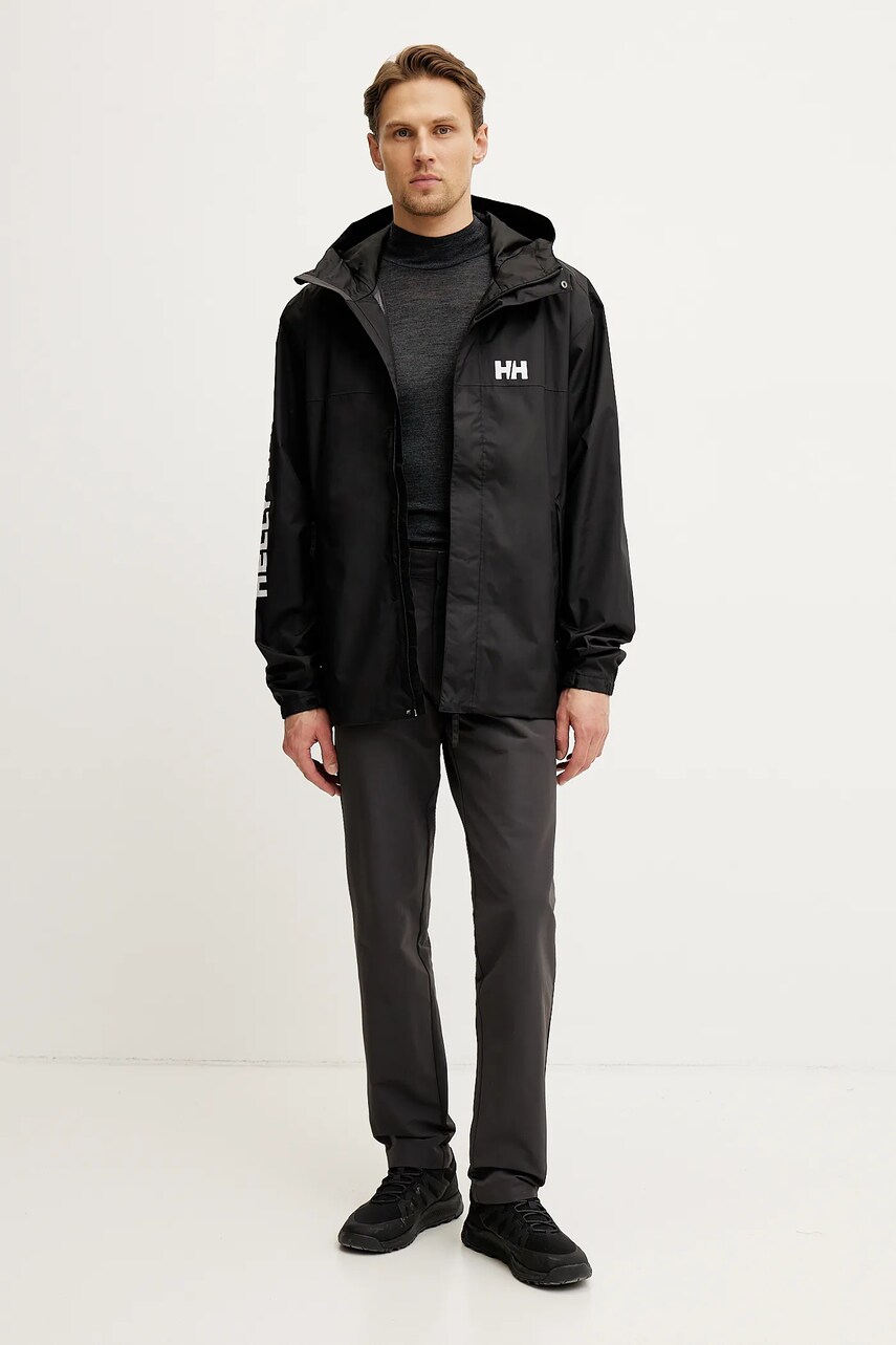 Штани outdoor Helly Hansen QD колір чорний 34278