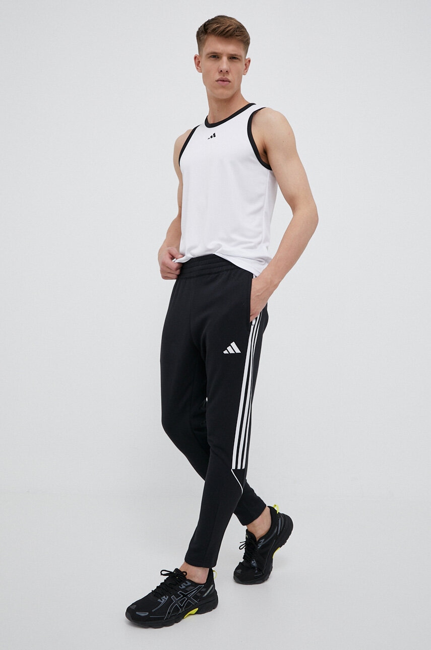 Спортивні штани adidas Performance Tiro 23 League колір чорний з аплікацією