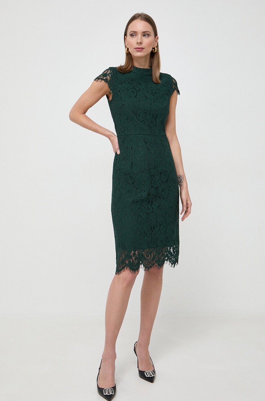 Сукня Ivy Oak колір зелений mini облягаюча