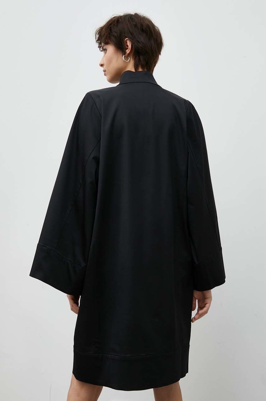 Вовняна сукня By Malene Birger колір чорний mini oversize