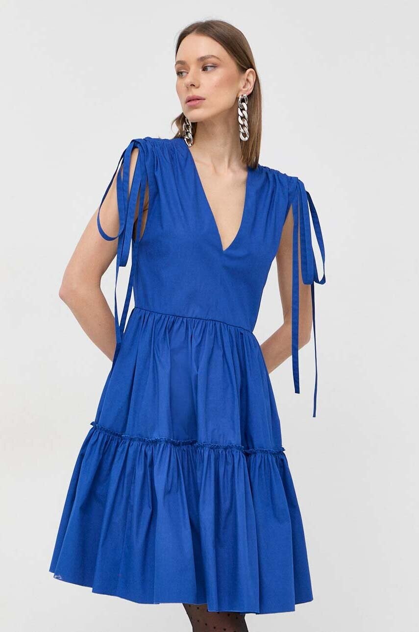 Бавовняна сукня Red Valentino mini розкльошена