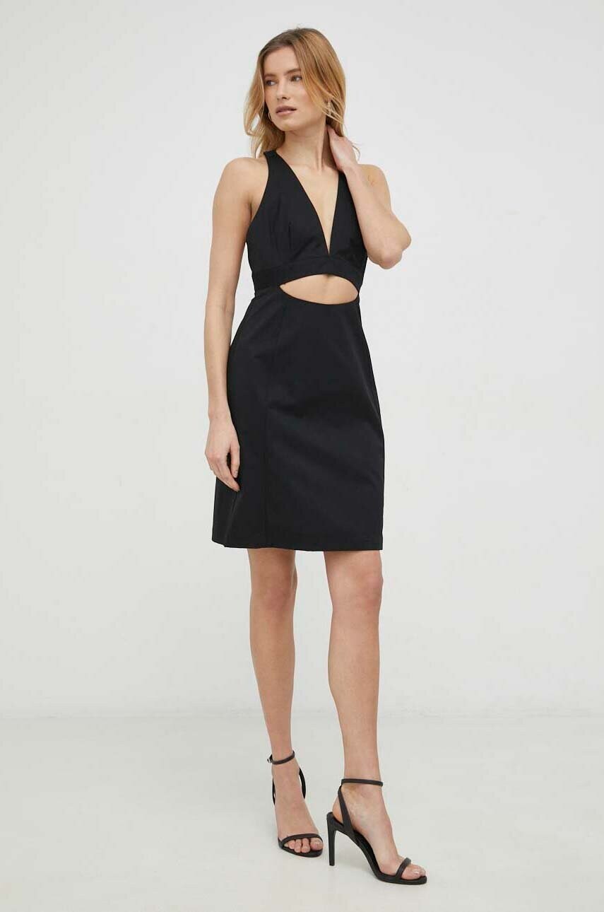 Сукня Calvin Klein Jeans колір чорний mini розкльошена
