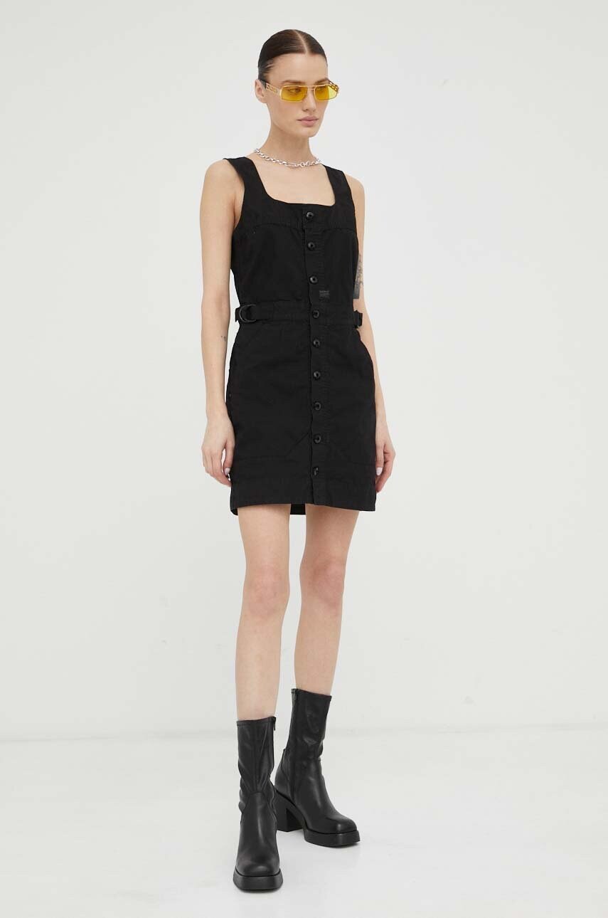 Купити Сукня G-Star Raw колір чорний mini облягаюча – головне зображення