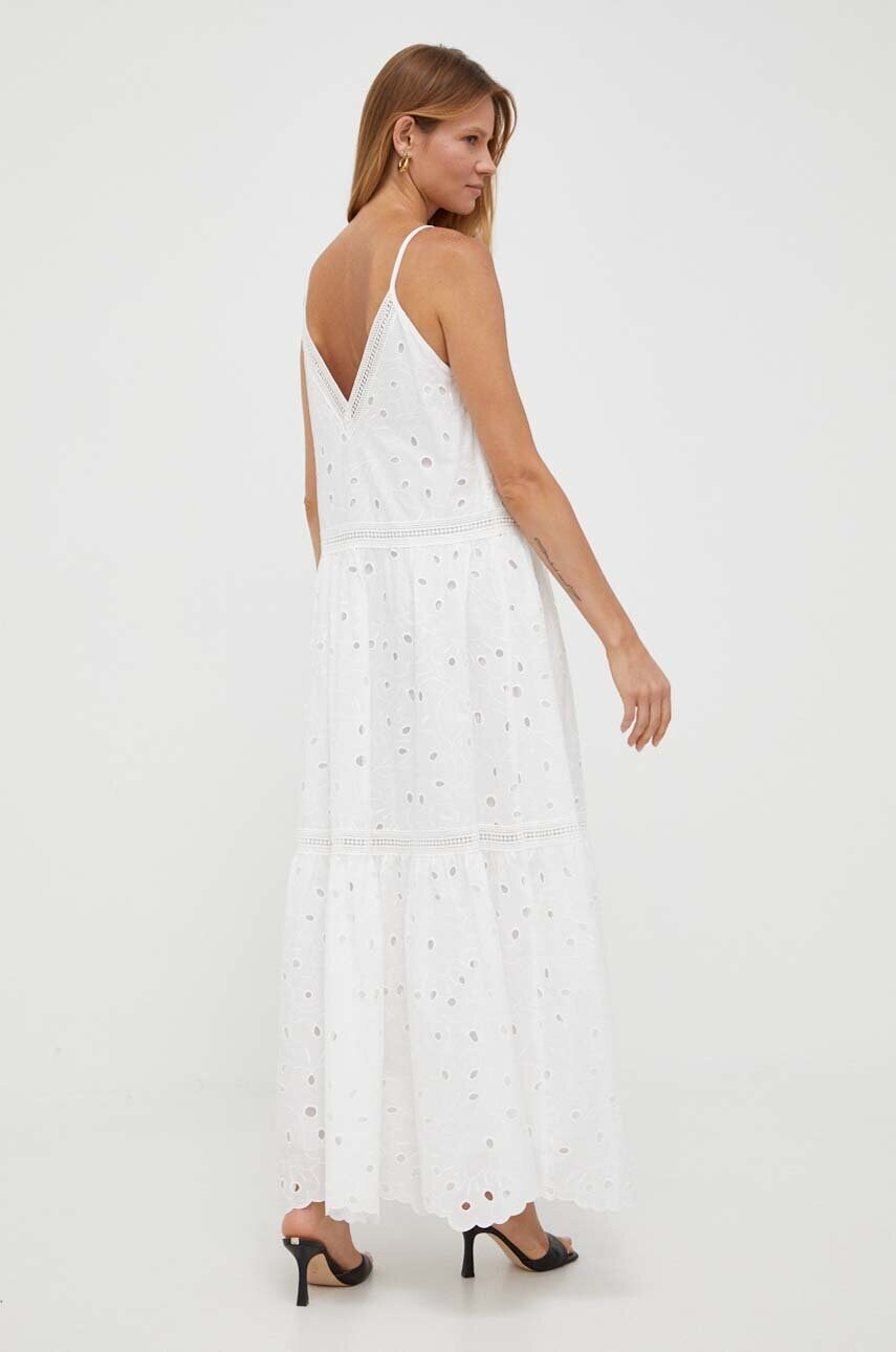 Сукня Ivy Oak колір білий maxi oversize
