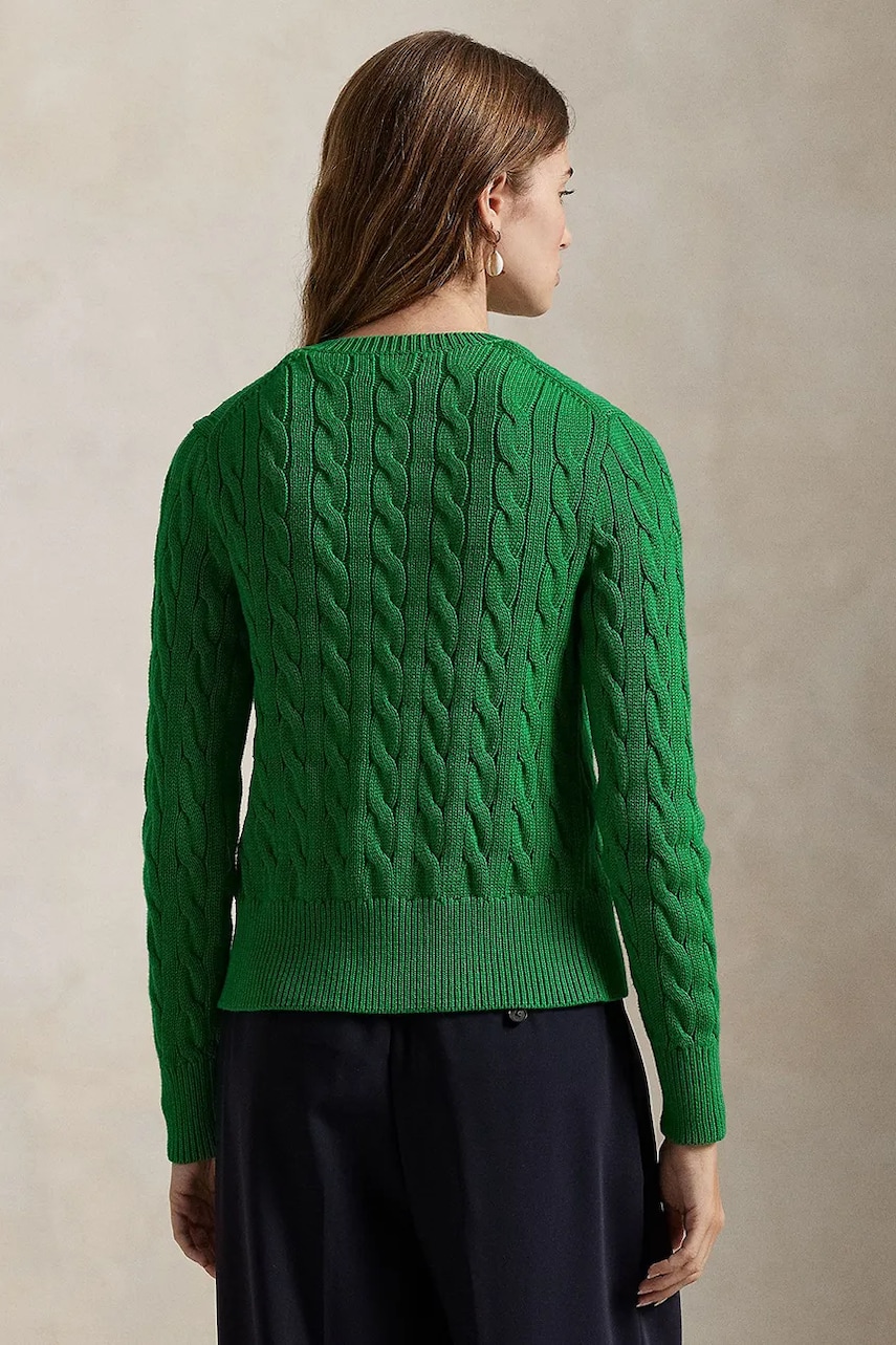 Бавовняний кардиган Polo Ralph Lauren колір білий 211891643