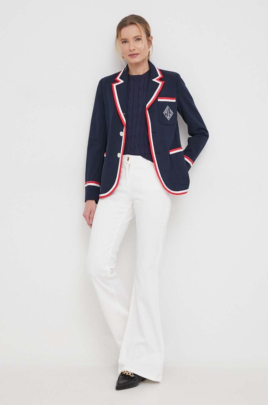 Бавовняний светр Polo Ralph Lauren колір синій