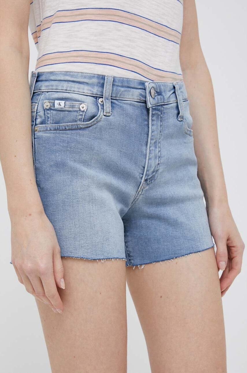 Джинсові шорти Calvin Klein Jeans жіночі однотонні середня посадка