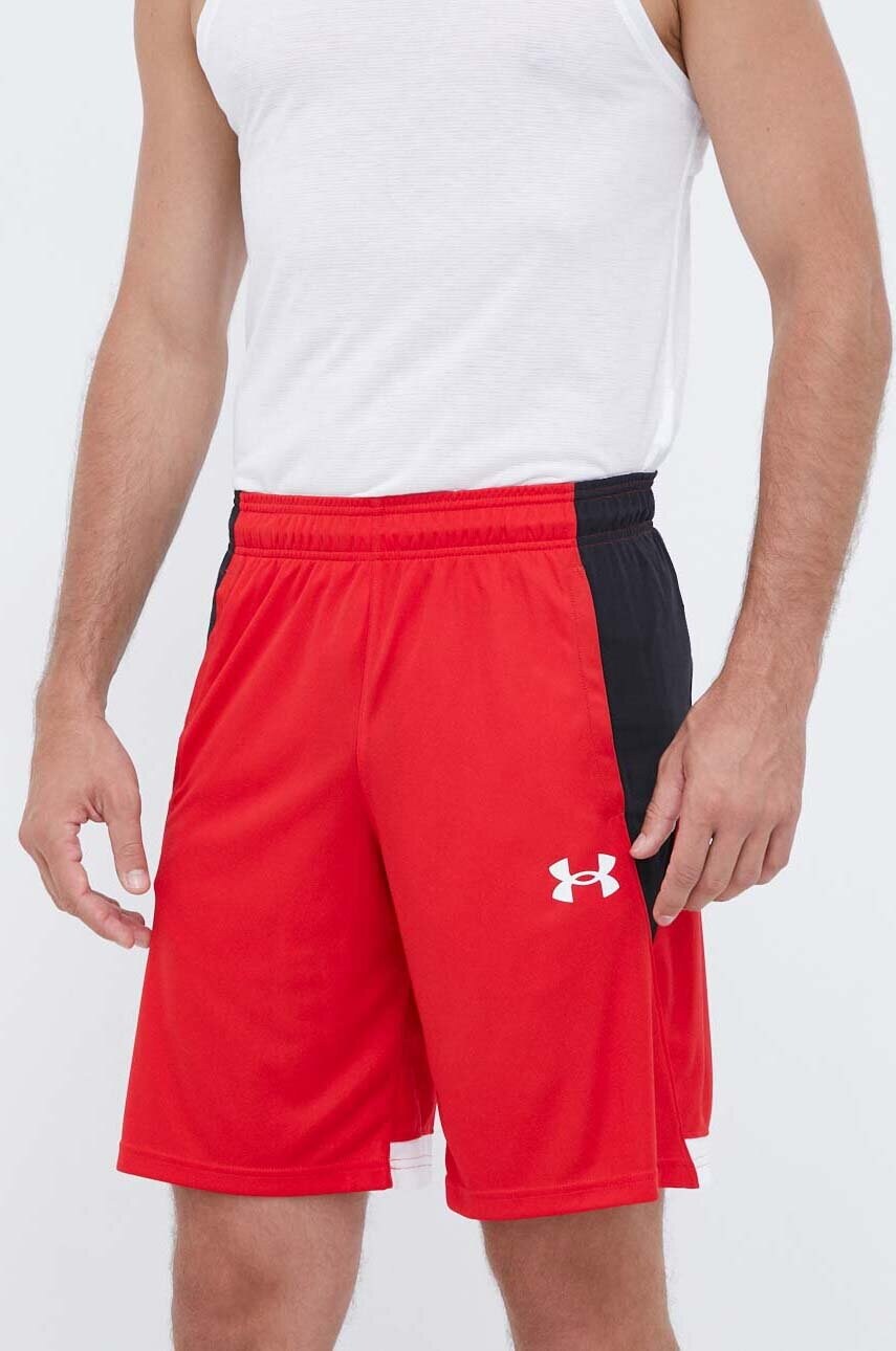 Шорти для тренувань Under Armour Baseline колір червоний