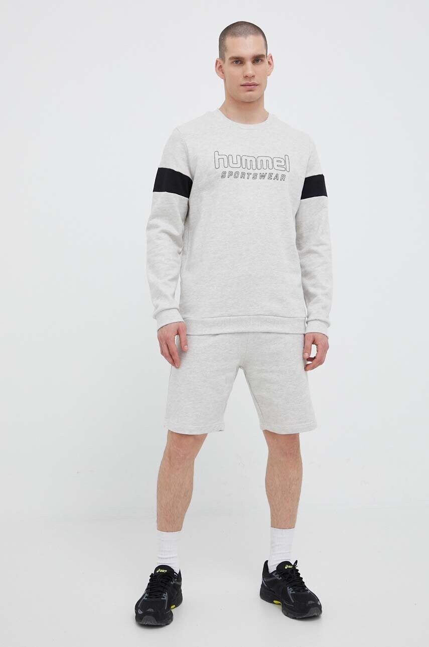 Шорти Hummel чоловічі колір сірий меланж
