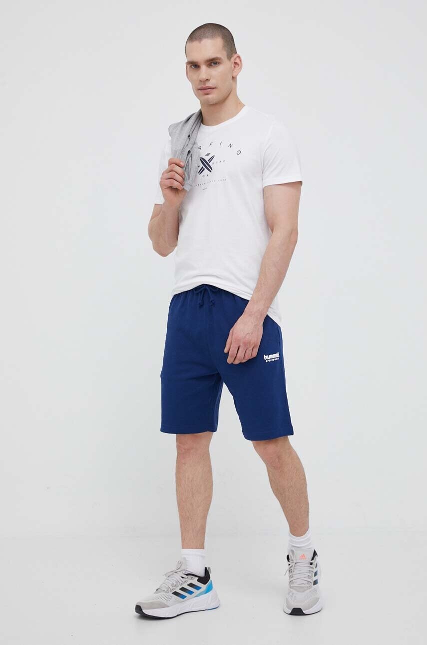 Шорти Hummel чоловічі колір синій меланж