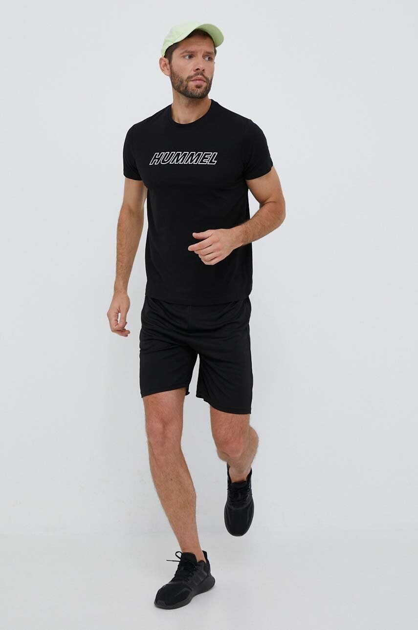 Шорти для тренувань Hummel Flex Mesh колір чорний 219175