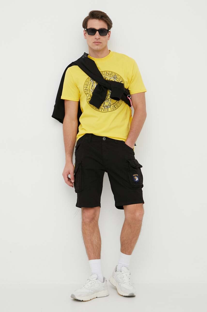 Шорти Alpha Industries чоловічі колір чорний 186209.03-Black