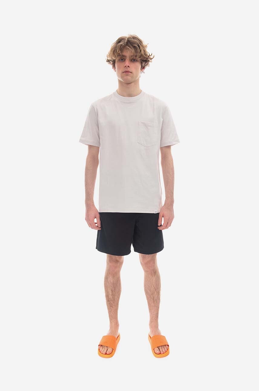 Бавовняні шорти Norse Projects колір чорний N35.0597.9999-9999