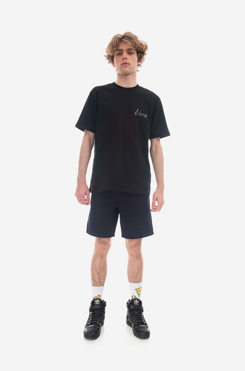 Бавовняні шорти Norse Projects колір синій N35.0597.7004-7004