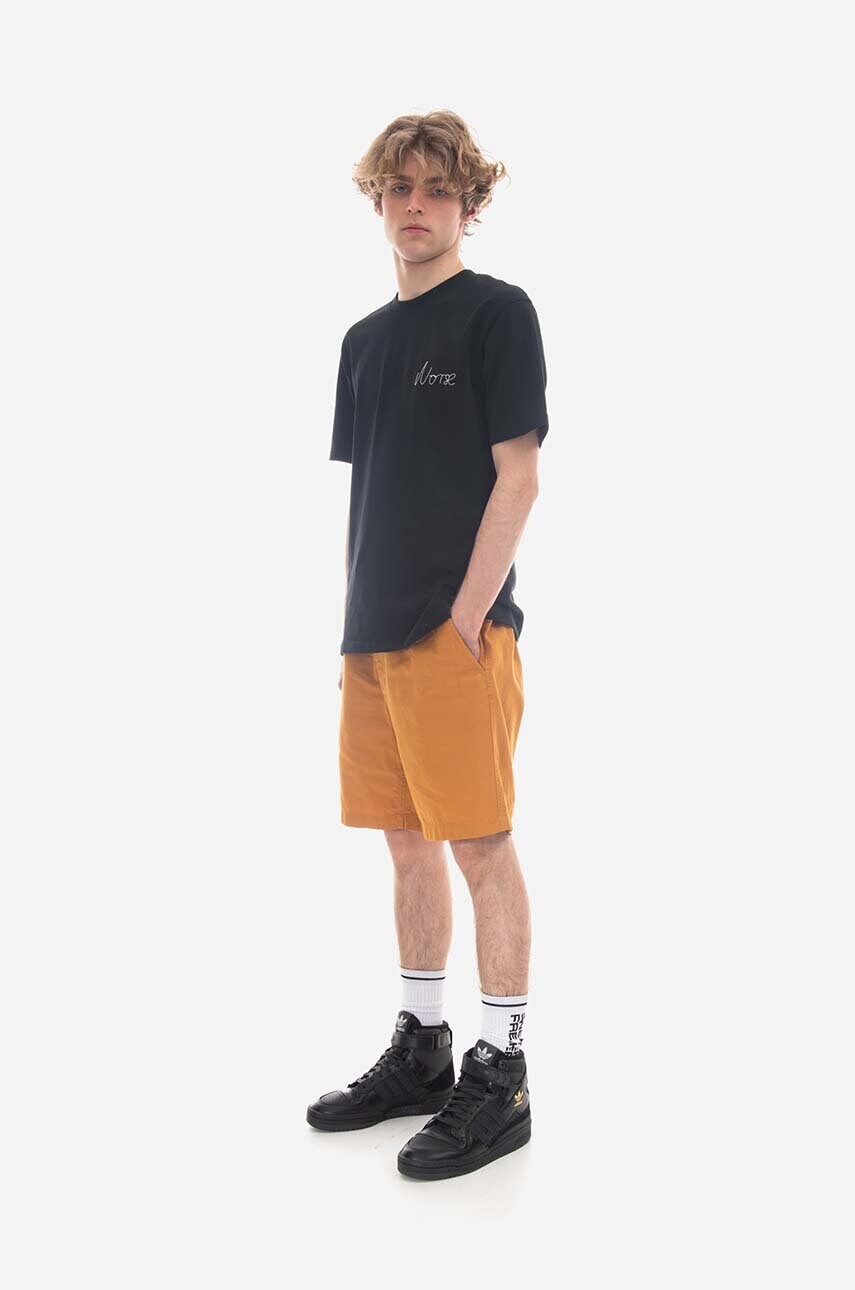 Бавовняні шорти Norse Projects колір помаранчевий N35.0577.8127-8127