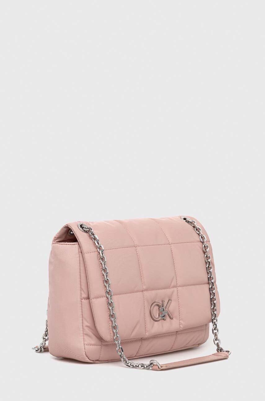 Сумочка Calvin Klein колір рожевий