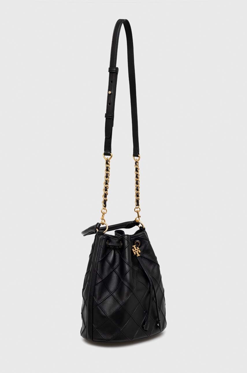 Шкіряна сумочка Tory Burch колір чорний
