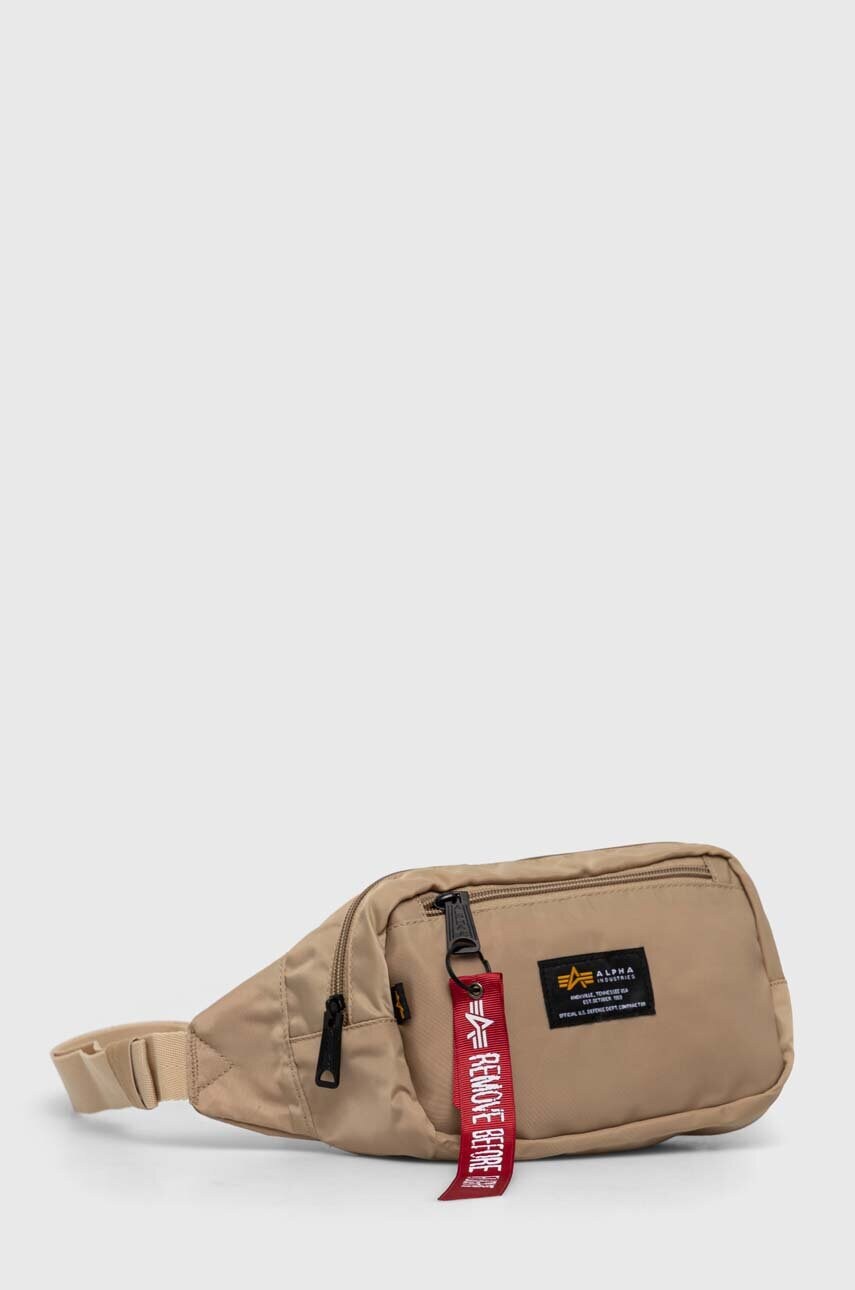 Сумка на пояс Alpha Industries колір бежевий 196923.14-Sand