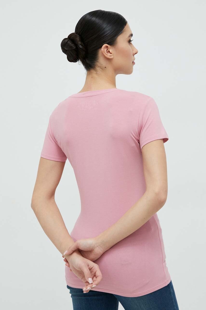 Футболка Guess жіночий колір рожевий