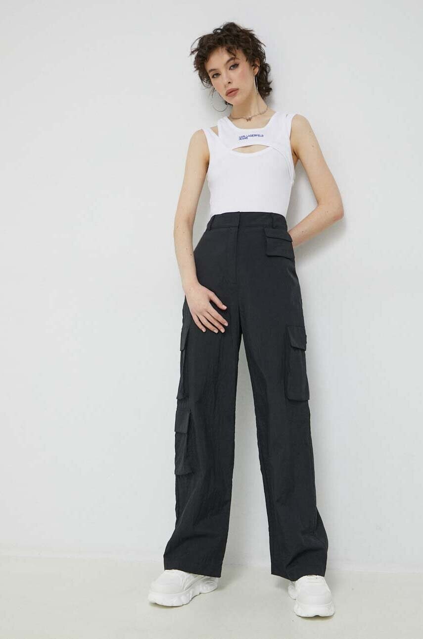 Топ Karl Lagerfeld Jeans жіночий колір білий