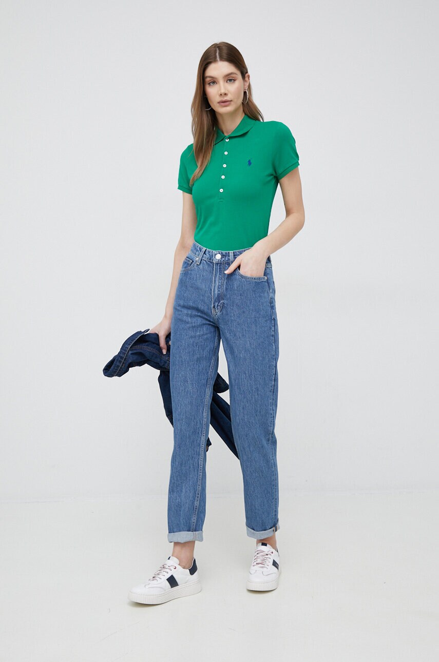 Поло Polo Ralph Lauren жіночий колір зелений