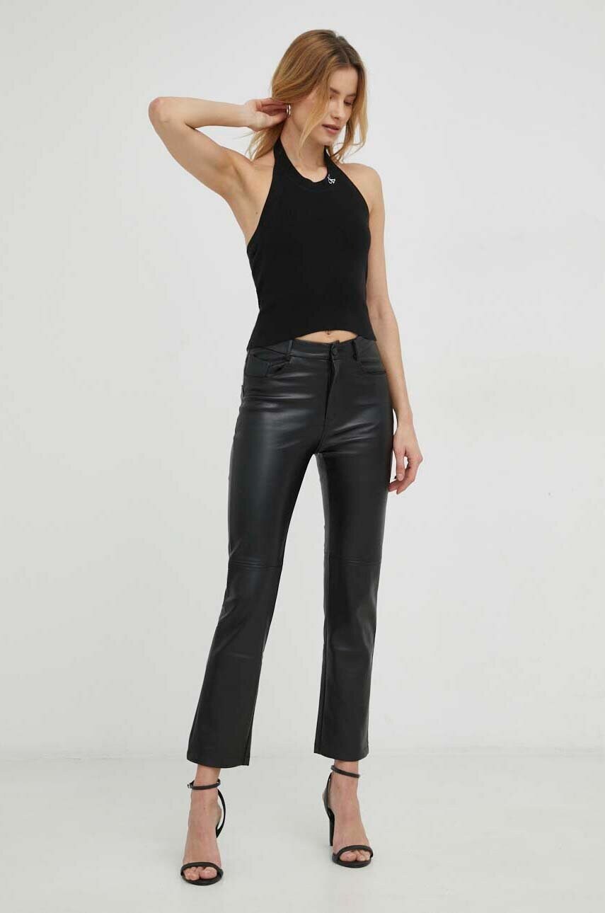Топ Calvin Klein Jeans жіночий колір чорний