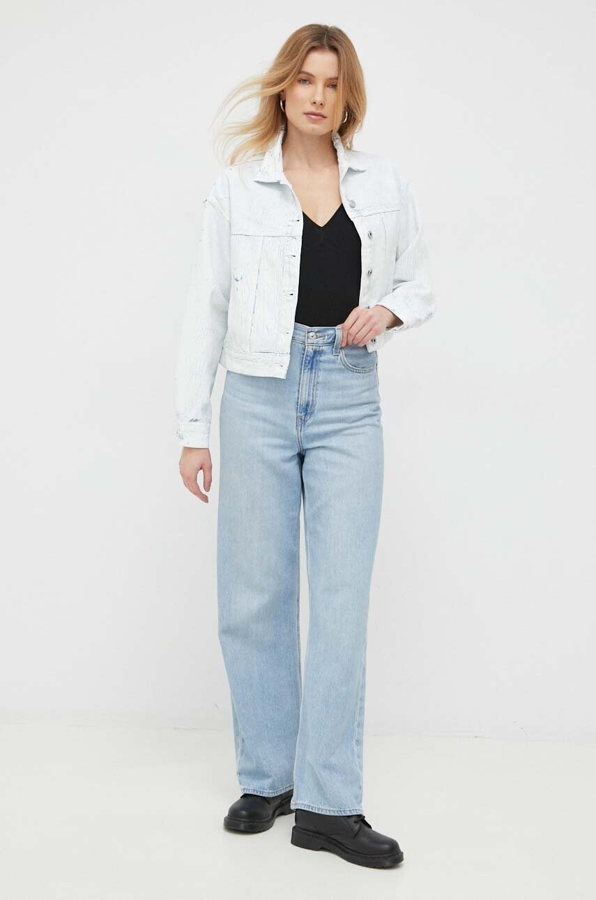Боді Calvin Klein Jeans жіночі колір чорний