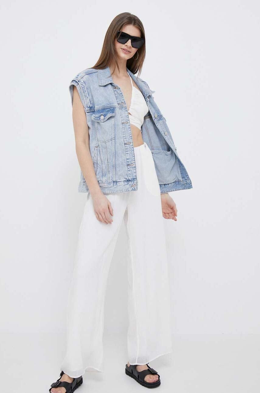 Топ Calvin Klein Jeans жіночий колір білий