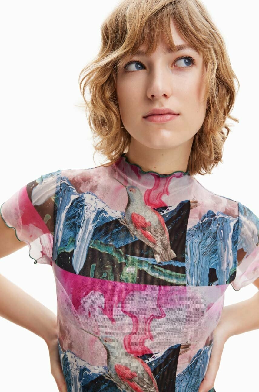Футболка Desigual жіночий півгольф